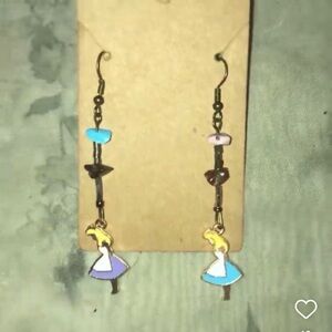 “Curiouser & Curiouser”- Handmade Earrings